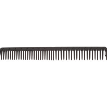 Расческа рабочая DEWAL CARBON black комбинированная, черная 23 см