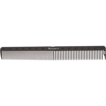 Расческа рабочая DEWALCARBON black комбинированная, черная 18 см