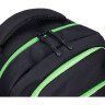 Рюкзак DEWAL BARBER STYLE, черно-зеленый, полиэстер 46 x 32 x 18 см GP18016